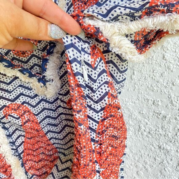 Tory Burch mirror fringe tunic tassel liseth tunic Sz 6 - Picture 6 of 6